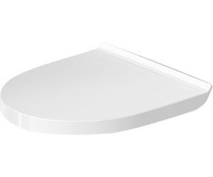 Asiento de inodoro Duravit No.1 Compact, 369x433mm, extraíble, blanco brillo intenso, sin caída amortiguada, 0026110000