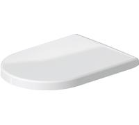 Asiento de inodoro Duravit Starck 3, bisagras de acero inoxidable, 430x450 mm...