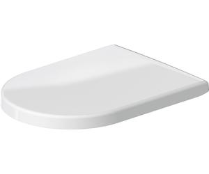 Asiento de inodoro Duravit UNIVERSAL, sin mecanismo de cierre progresivo, bisagras de acero inoxidable, largo, 500x370x37mm, blanco, 0063320000