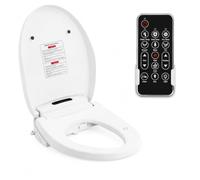 Asiento de inodoro eléctrico con función de bidet, calefacción y mando a distancia