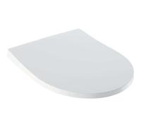 Asiento de inodoro Geberit iCon Slim con tapa, envolvente, antibacteriano, con