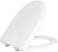 Asiento de inodoro Geberit Renova blanco con cierre suave QuickRelease