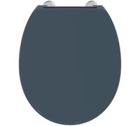 Asiento de inodoro Ideal Standard Contour 21+, sandwich, Duroplast, S4065RN, Color: antracita