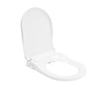 Asiento de inodoro inteligente con boquilla, asiento de inodoro eléctrico con tapa automática y función de ducha, accesorio de bidé para inodoro