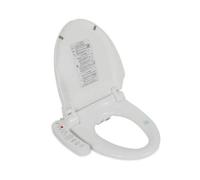 Asiento de inodoro inteligente con boquilla, color blanco