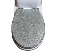 Asiento de inodoro intermitente, asiento de inodoro automático, cierre lento y silencioso, asiento para bañera de resina, tipo de fácil instalación y extracción, U/O/V, fijación superior universal