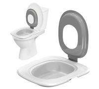 Asiento de Inodoro para Gatos de Quinta generación | de Entrenamiento ecológico para IR al baño: Caja de Reutilizable para Gatos, Bandeja de Inodoro extraíble con guía de Pasos, Kit de i