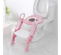 Asiento de inodoro para niños, inodoro, maceta de inodoro para bebés, toillet escalera, plegable, reductores de inodoro infantil con caminar, escalera de inodoro para niños, ajustable en altura