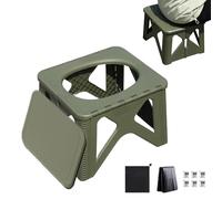 Asiento de inodoro portátil, taburete plegable para camping, banco ligero para exteriores, senderismo, viajes por carretera, mochileros, tienda de campaña, playa, pesca, y viajes en coche