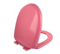 Asiento de inodoro universal de cierre suave ovalado U-S PP de liberación rápida para inodoros y mesas, accesorio de baño para fácil instalación