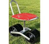 Asiento De Jardín Giratorio, Silla Altura Ajustable, Asientos Jardinería para Personas Mayores, Estables para, Mango Dirección Suave