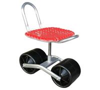 Asiento de jardín giratorio, silla de jardín de altura ajustable, asientos de jardinería para personas mayores, asientos de jardinería estables para personas mayores, mango de dirección suave