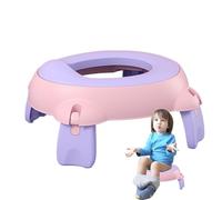 Asiento de maceta plegable para niños pequeños, asiento de entrenamiento de inodoro con fecal en un asiento de inodoro portátil en diseño espacial para el asiento de inodoro de dibujos años