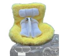 Asiento de muñeca para coche, muñecas de asiento de coche con cojín peludo suave, decoraciones de ahorro de espacio, decoración de ventilación de coche, sofá de personajes para niños, adultos, niñas