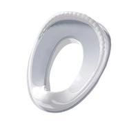 Asiento de orinal ajustable para niños pequeños con agarre seguro, bordes redondeados y protector contra salpicaduras para un uso cómodo en el baño para niños pequeños