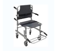 Asiento de pedal plegable de aluminio elevador de emergencia 4 ruedas Asiento de transporte Silla de ambulancia Bombero Evacuación para adulto anciano