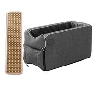 Asiento de perro Wide Field View, asiento de coche con asiento de coche, asiento Booster de coche, asiento Booster portátil, asiento Booster para perros, no resbaladizo, con enfriador para perros