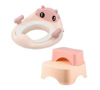Asiento de práctica de inodoro de poliuretano para niños con base estable, diseño desmontable para un mantenimiento simple, accesorios para silla de orinal de invierno, cojín de asiento para niños