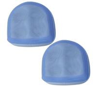 Asiento de refuerzo inflable de 2pcs 18.5x14.6x5.9 SPA y respaldo Asiento de jacuzzi inflable con taza de succión PVC Bañera de hidromasaje azul