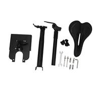Asiento de Scooter Eléctrico, Asiento de Aleación de Aluminio Plegable y Ajustable, Amortiguador con Orificios de Montaje para M365, 1S (Juego de asientos pequeños)