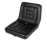 Asiento de tractor, PVC resistente a arañazos y transpirable, asiento universal con orificio de drenaje, asiento universal para tractor para montacargas, excavadora, cortacésped y volquete