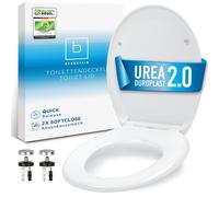 Benkstein Tapa WC Universal Blanca de Cierre Lento Automático tapas de water