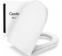 Asiento de WC con mecanismo de cierre suave - Antibacteriano gracias a Duroplast - Tapa de WC con función QuickClean - Fácil instalación desde arriba