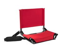 Asiento del estadio Cascade Mountain Tech - silla plegable portαtil ligera para gradas y bancos - rojo 17 """" ""