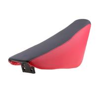 Asiento delantero Asiento trasero de motocicleta PU con esponja plástico rojo, cómodo sillín para Pit Bike para moto cross todoterreno