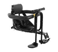Asiento Delantero De Bicicleta para Niños, Asiento Delantero Mejorado con Respaldo Blando, Cojín Duro Y Pedales, para Niños De 2 A 5 Años, Apto para Bicicletas Urbanas De Montaña