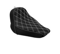 Asiento Delantero motocicleta Asiento individual para conductor de motocicleta, cojín perfil bajo para Softail para Fat Boy para Breakout FLSTF FXBRS (2018-2023)