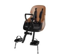 Asiento Delantero para Bicicleta Bobike Exclusive Evolve Mini - Asiento Infantil Delantero, Montaje en Tubo de dirección, diseño Envolvente, reposapiés Ajustables, 9-36 Meses, hasta 15 kg