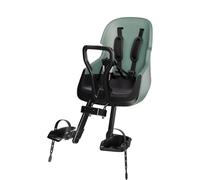 BOBIKE 8010700003 - Silla Portabebé Bicicleta Delantera Evolve Mini con Seguridad Doble, Diseño Envolvente y Montaje en Tubo de Dirección, Menta Piperita