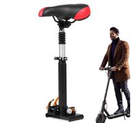 Asiento E-scooter - Amortiguador Sillín E-Scooter, Cómodo Cojín Cojín Scooter | Accesorios Largos Asiento Scooter Eléctrico Altura Ajustable Asiento Scooter Eléctrico Para Modelos Mejora la Conducción