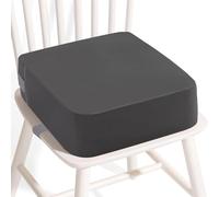 Asiento elevado, silla para niños, silla de comedor, silla elevadora, almohada, lavable, elevación del asiento, silla alta con 2 cinturones de seguridad, fondo antideslizante para el hogar en
