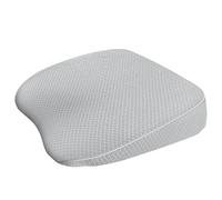 Asiento elevador de coche para adultos, cojín de asiento de 3.2 pulgadas de grosor, cojín ergonómico de espuma viscoelástica para mejorar el ángulo de visión