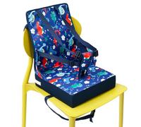 Asiento elevador de silla infantil con cinturón de 5 puntos, cojín elevador de silla para niños, extraíble, con parte inferior antideslizante, hebilla de seguridad ajustable para restaurante, cocina