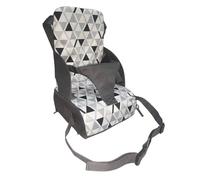Asiento elevador de viaje - Asiento elevador para mesa de comedor - Doble correas, lavable, portátil, asiento elevador, mesa de comedor, cojín creciente para bebés y niños