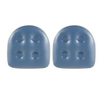 Asiento Elevador Inflable de SPA Booster cojín de Asiento, Apoyo Lumbar para baño, Suave cojín Hinchable para bañera, Antideslizante, cojín Relajante para la Espalda (Azul, 2 Unidades)
