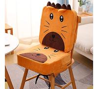 Asiento Elevador Niño Mesa Lavable Retirable Portátil Asiento Elevador para Mesa de Comedor 2 en 1 Antideslizante Alzadores de Asiento Niño con Hebilla de Seguridad,Cuadrado,5,5+10cm