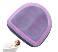 Asiento elevador para adultos en bañera de hidromasaje Cojín De Malla Con | Asiento elevador inflable, base antideslizante Para bañera piscina spa ducha interior Rosa