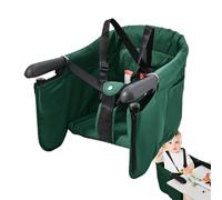 Asiento elevador para bebé, silla alta portátil, con correas de seguridad, silla alta ajustable para niños