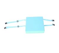 Asiento elevador para bebés ajustable extraíble para niños Silla de comedor para niños Cojín elevador Asientos para bebés Silla de comedor para bebés Cojín elevador con correas(Azul)