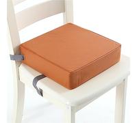 Asiento Elevador para Ninos Bebé, Chickwin Alzador de Asiento Portatil Grueso Lavable Desmontable Cojín de Asiento Ajustable para Infantil Mesa de Comedor (32 * 32 * 8cm,Naranja)