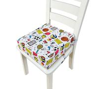 Asiento Elevador para Ninos Bebé, Chickwin Alzador de Asiento Portatil Grueso Lavable Desmontable Cojín de Asiento Ajustable para Infantil Mesa de Comedor (Voleibol,32 * 36 * 9cm)