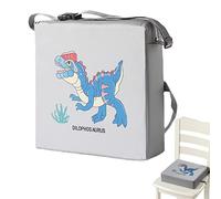 Asiento elevador para niños pequeños, bonito patrón de dinosaurio, elevador de mesa de comedor, cojín de dinosaurio lindo para niños, asiento elevador de comedor para mesa de comedor,