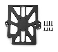 Asiento fijo de aluminio ESC piezas mejoradas RC para TRAXXAS MINI MAXX Monster Truck RC Car compatible con Hobbywing MAX10 2S 3S ESC (negro)