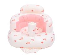 Asiento hinchable para bebé, suave asiento hinchable de suelo para bebé, bomba de aire incorporada, asiento de apoyo para bebé Silla de verano para niños pequeños para sentarse