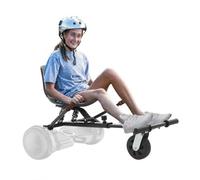 Asiento Hoverboard para scooter de equilibrio de 6,5 - 10 pulgadas, Hoverboard con asiento para niños y adultos, patinete de deriva con longitud ajustable, accesorios para karts de deriva eléctrico y
