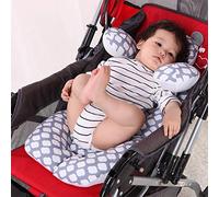Asiento infantil para auto Insertar, G-Cotton Tree cochecito de bebé Liner cabeza y cuerpo de apoyo almohada, cojín de asiento infantil de Carseat la ayuda del cuello del amortiguador para el niño